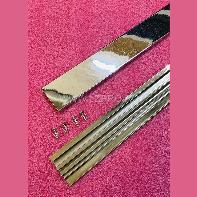 Плинтус кабины лифта L-450 mm CHROME FAA459E999 CH 450 Otis