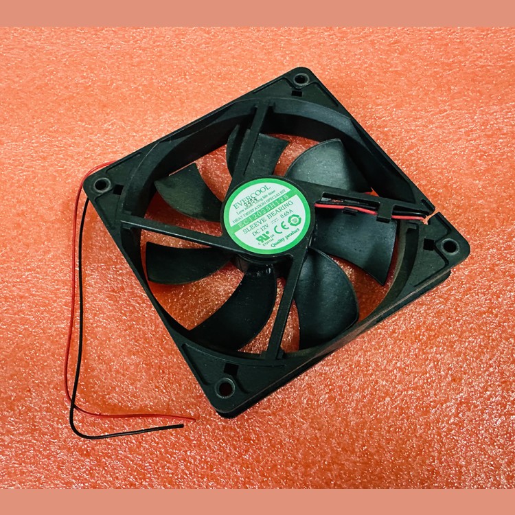 Вентилятор 120x120x25mm 12VDC 0.65A EC12025H12S EVERCOOL