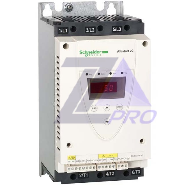 Устройство плавного пуска для асинхронных двигателей 88A Altistart 22 ATS22D88Q Schneider Electric