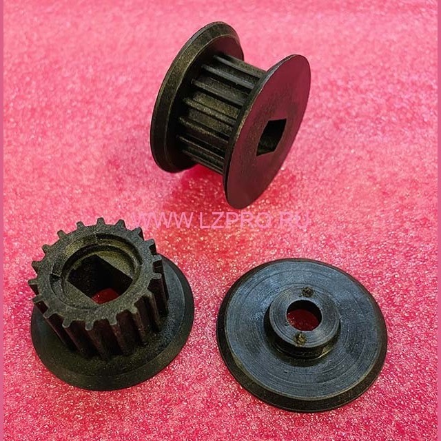 Ролик (шкив натяжения зубчатого ремня, 18 зуб.) D40х22мм для двигателя ДСМ-0,18-500-1-Д-У2 и Fermator