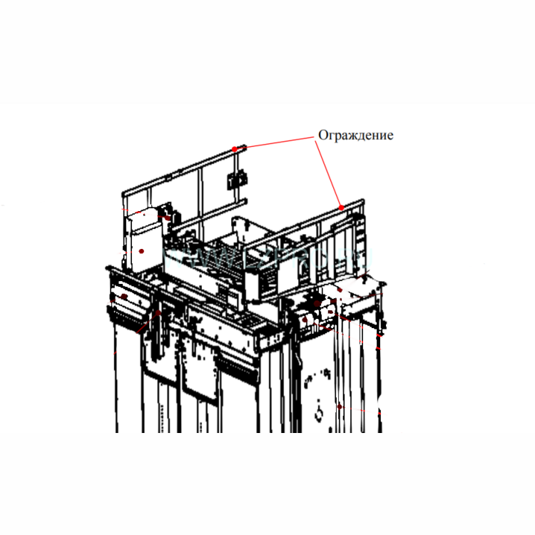 Ограждение крыши кабины 450 кг