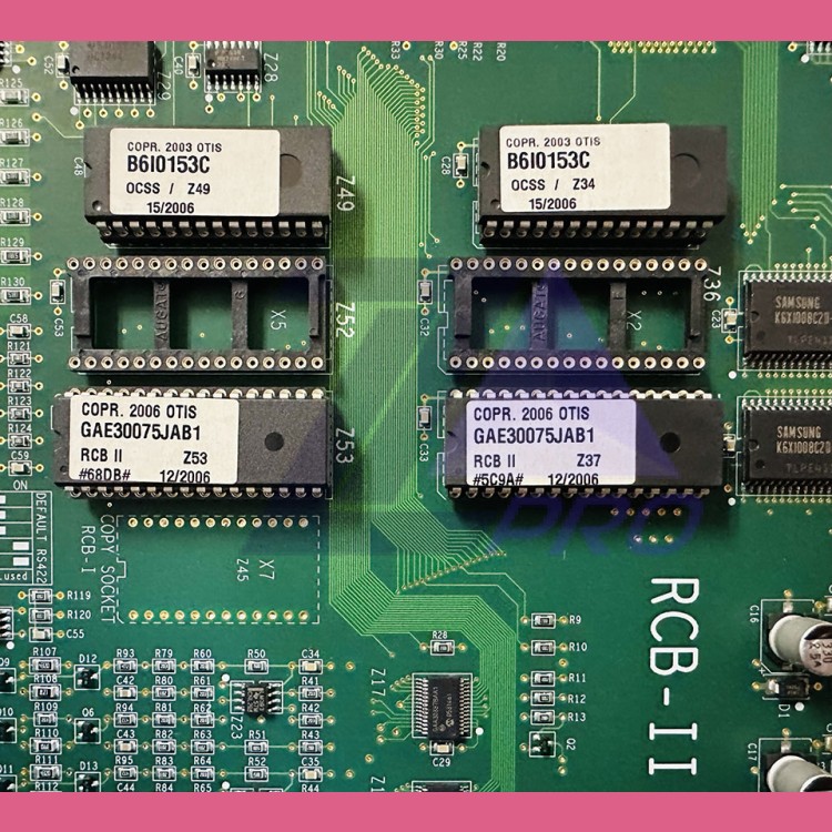 Комплект микросхем ПЗУ для платы RCB II B6I0153C GAE30075JAB1 Otis