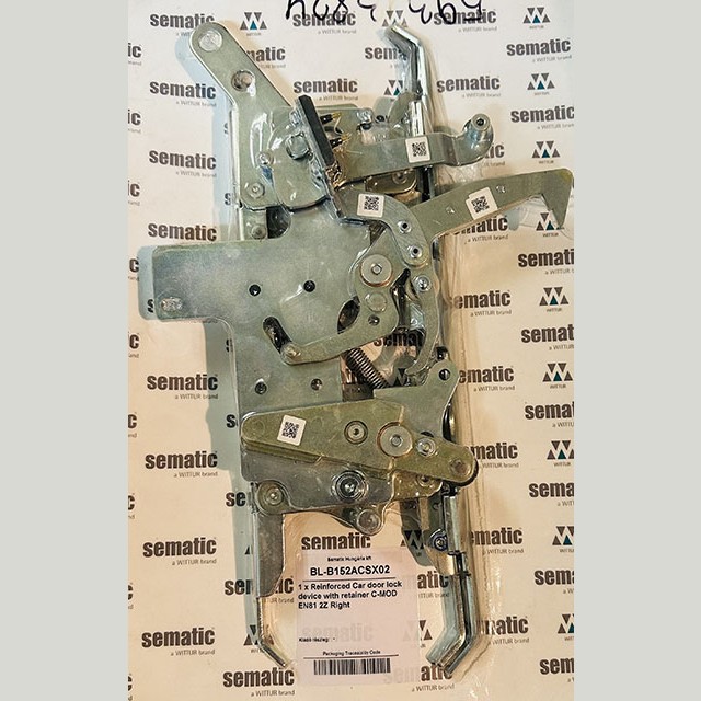 Отводка правая с замком C-MOD EN81 2Z BL-B152ACSX02 Sematic