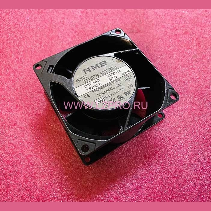 Вентилятор 80x80x38 115V 9/7W 3115PS-12T-B30 NMB
