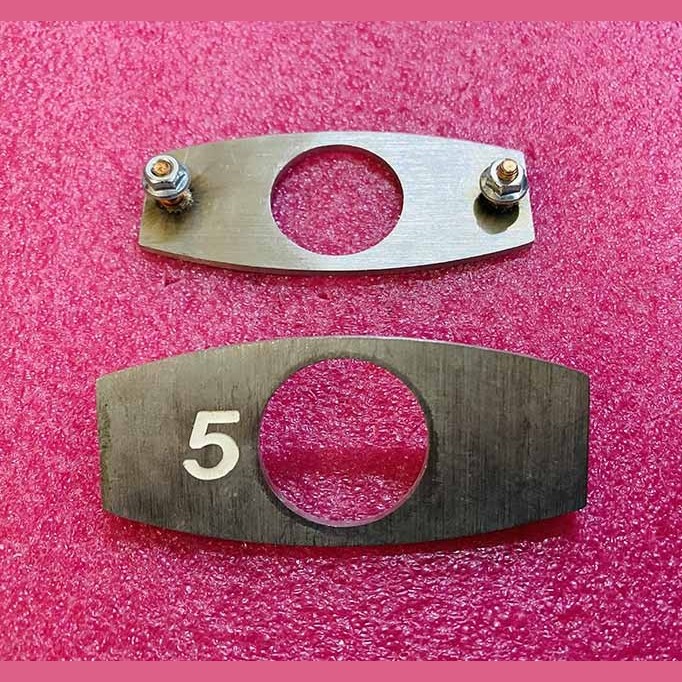 Чиклет "5" без Брайля, шлифов. нерж., ZAA396CY5 Отис