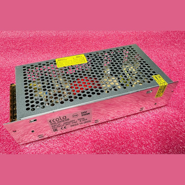 Блок питания D2L200ESB к светодиодной ленте 220В/24В пост. тока 200Вт IP20 Ecola