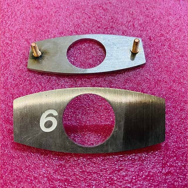 Чиклет "6" без Брайля, шлифов. нерж., ZAA396CY6 Отис