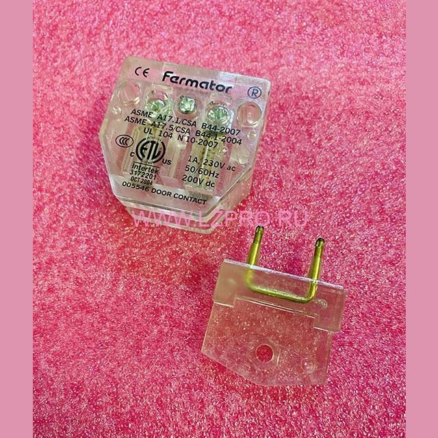 Контакт дверей 40мм в комплекте с шунтом KCE.400000000 Fermator