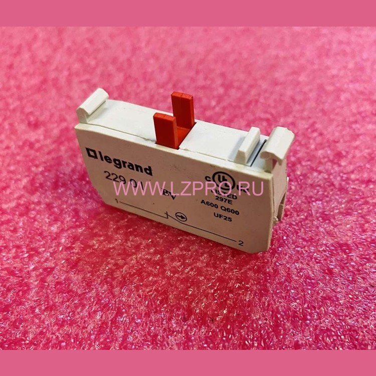 Контактный блок для головок Osmoz для комплектации под винт НЗ 229 01 Legrand