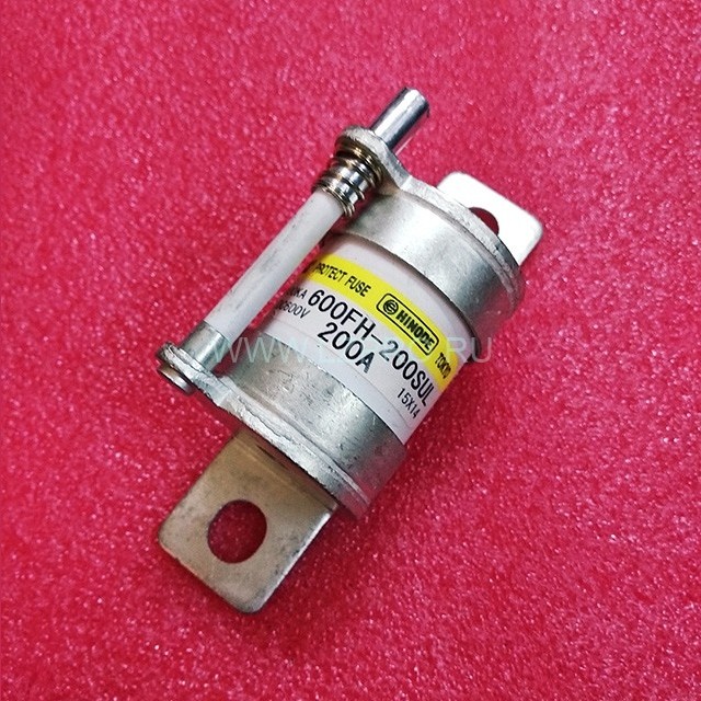 Быстродействующий предохранитель IR100KA AC/DC 600V 600FH-200SUL 200A HINODE Tokyo