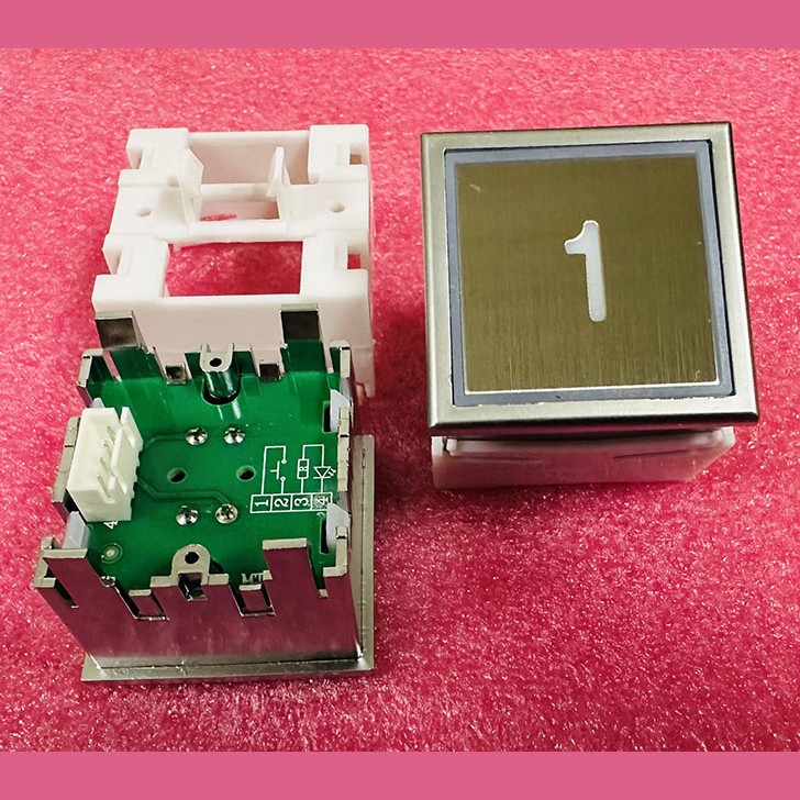 Модуль кнопочный "1" голубая подсветка KT40 MTD280 ThyssenKrupp