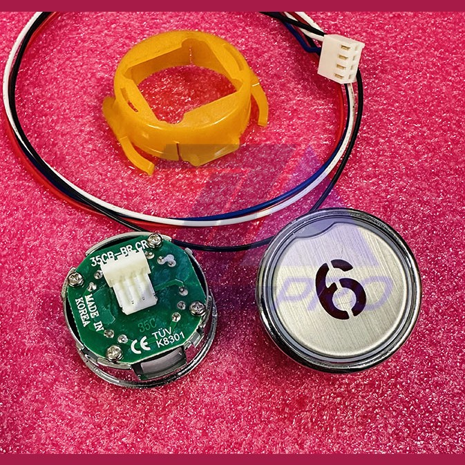 Кнопочный модуль "6" (ПУЛ02В) KS-1021-01X Korea МЭЛ