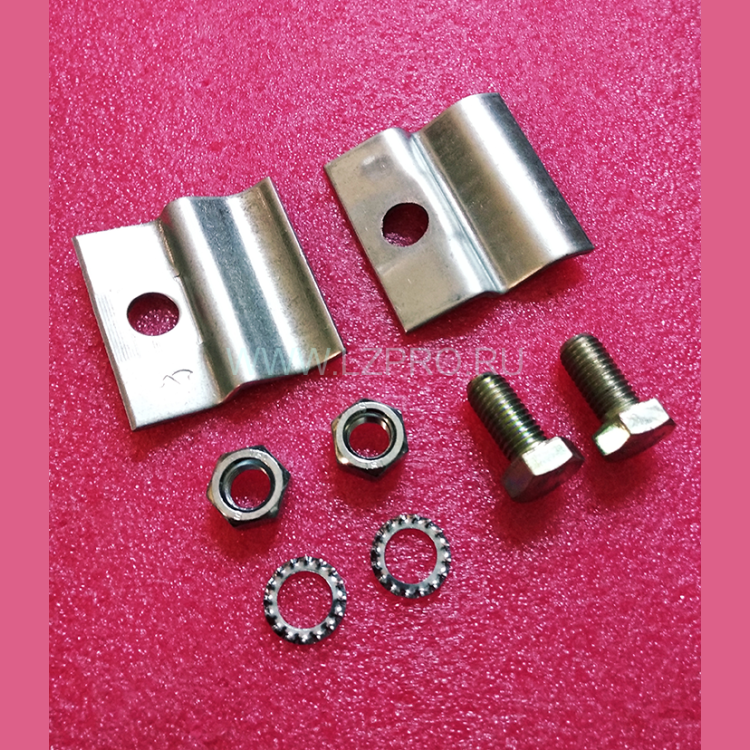Комплект крепежа направляющей Т3 (прижимная пластина 2 шт., болт с гайкой 2 шт.) ZAA27076V402