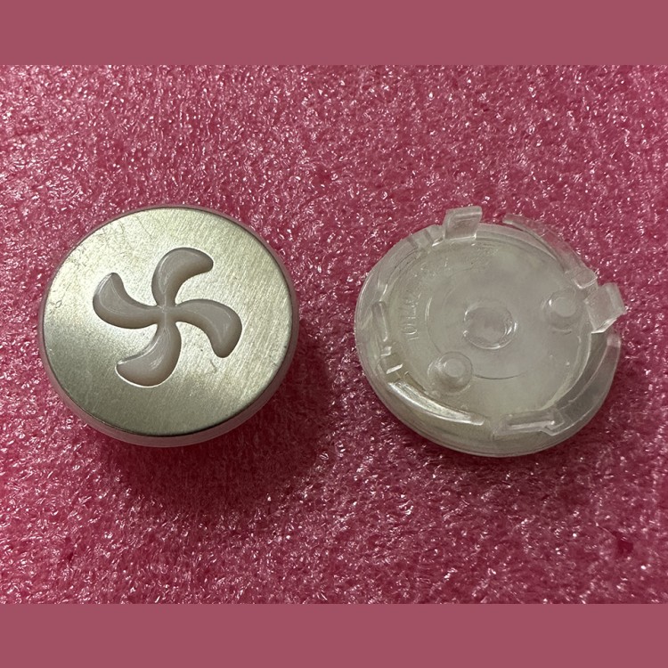 Толкатель кнопочного модуля (накладка) "вентилятор" белый KM870822G086 Kone