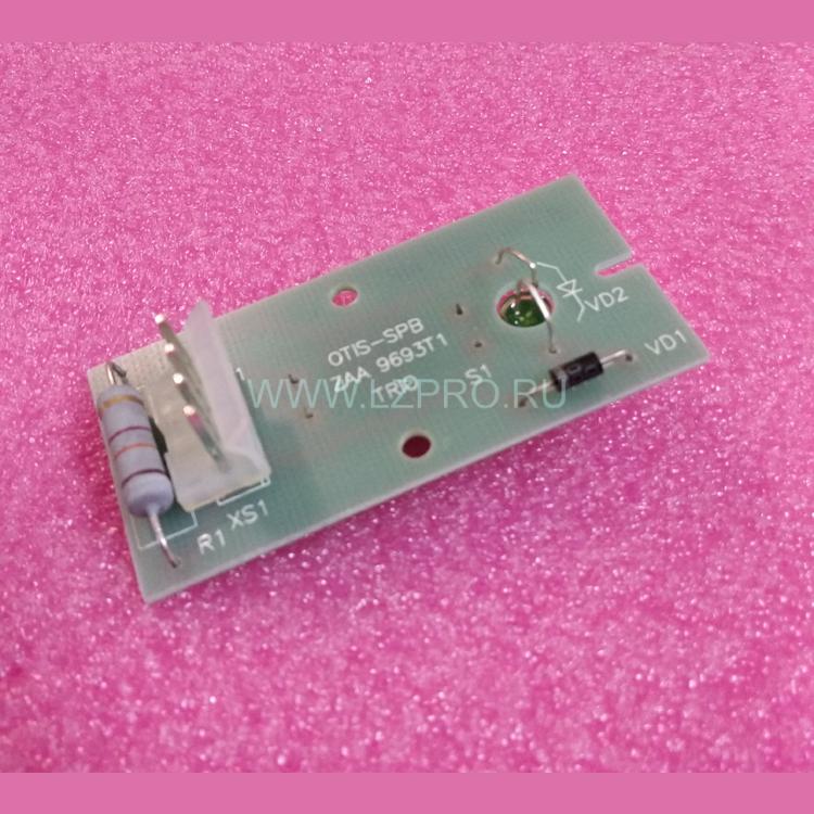 Плата однокнопочного модуля к посту вызова