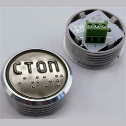 Модуль кнопочный красная подсветка "СТОП" К1-Стоп-К (аналог Achille...