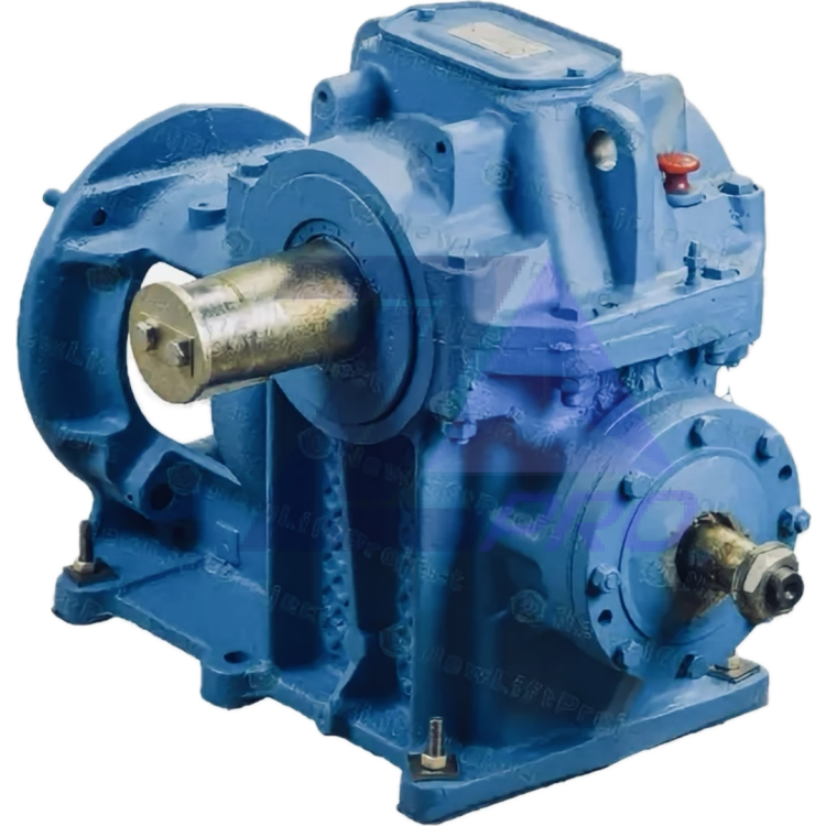 Редуктор лебедки РЧЛ-160х52 400А.22.21.000 исполнение правое МЛЗ