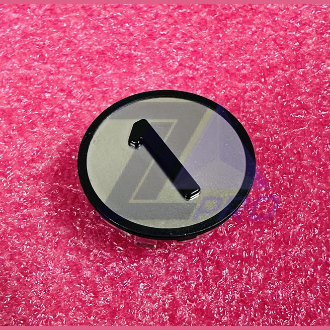 Толкатель кнопочного модуля (накладка) "1" черный KM801054G001 Kone