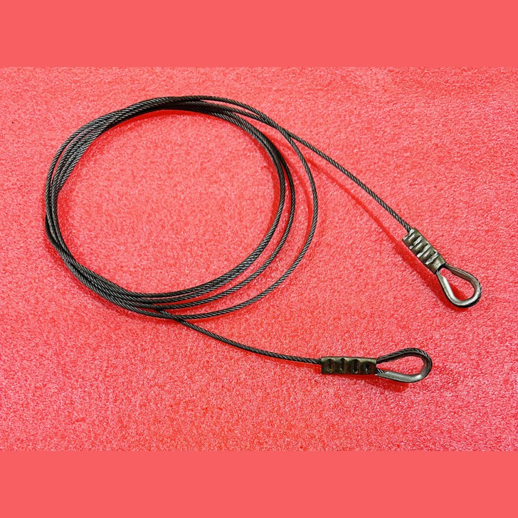 Тросик привода дверей кабины в сборе проём 800мм 0411.03.15.200 МЛЗ