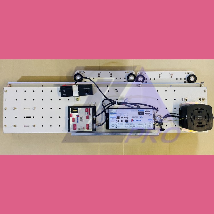 Привод дверей кабины в сборе (проем 750, контроллер Klefer VF5+, электродвигатель B-1104000111 Fermator) 