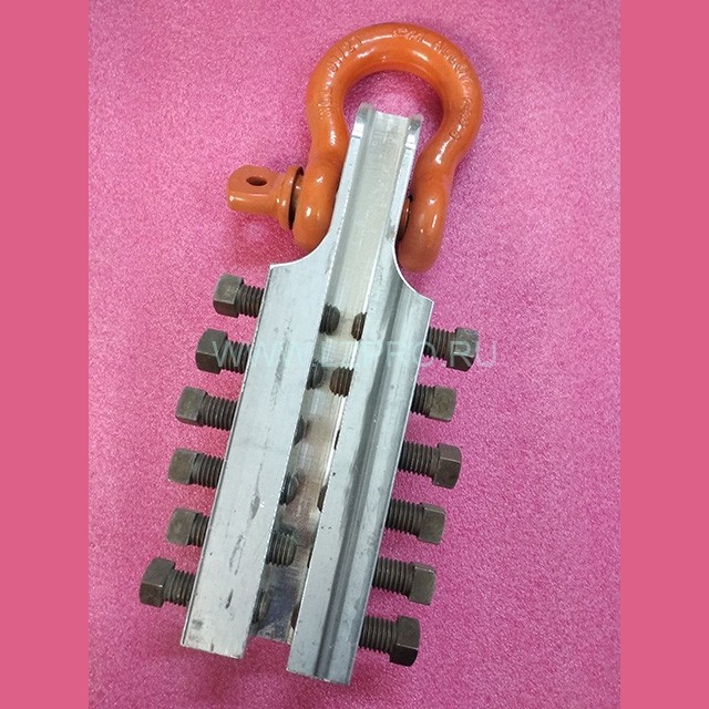 Устройство (грабер) для подвеса тали на направляющие лифта