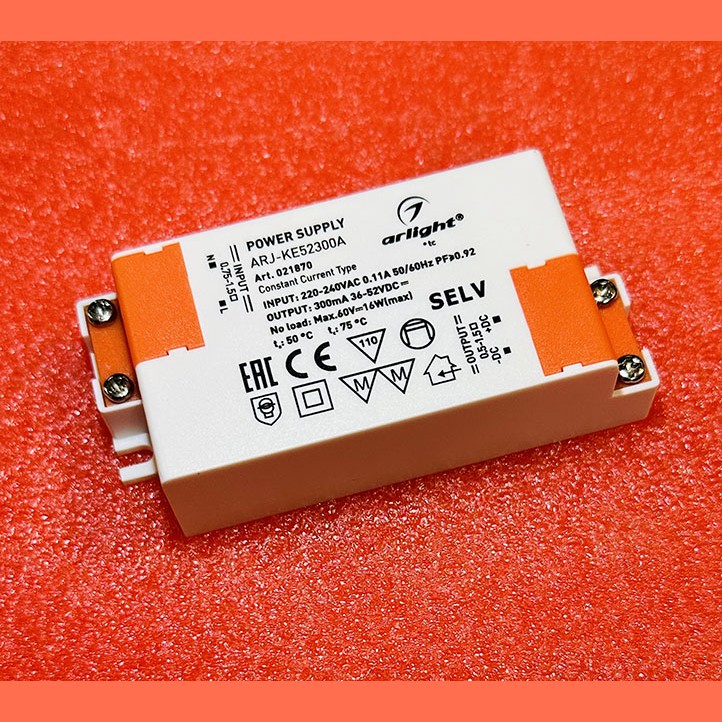 Блок питания 36-52В 0,3А 16вт ARJ-KE52300A Arlight