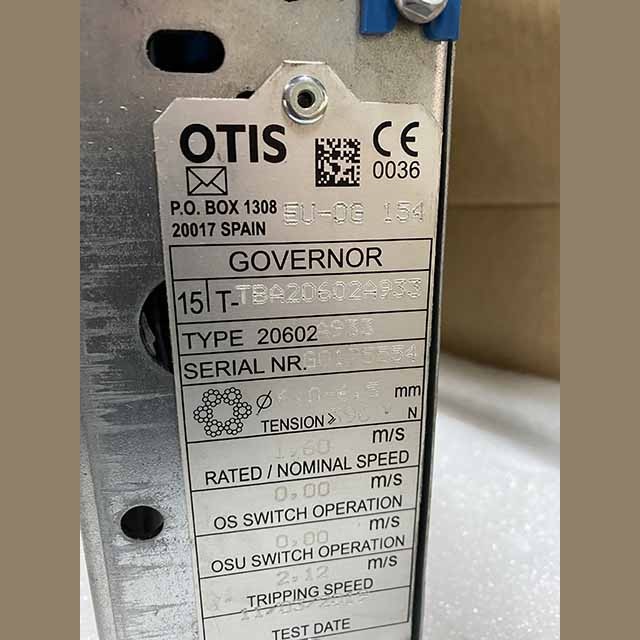 Ограничитель скорости 1,6м/с TBA20602A933 Otis