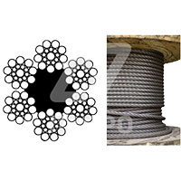 Канат лифтовой  6 мм (DIN 3060) EN 12385-4 Северсталь