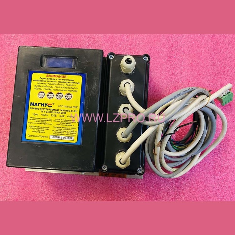 Привод регулируемый МАГНУС-21.03
