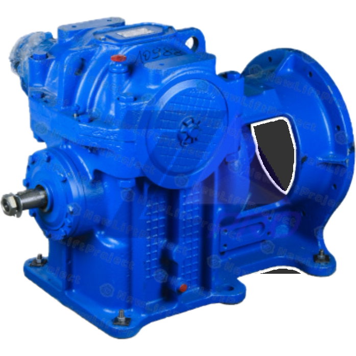 Редуктор лебедки РЧЛ-180х25 2963201000 исполнение правое МЛЗ