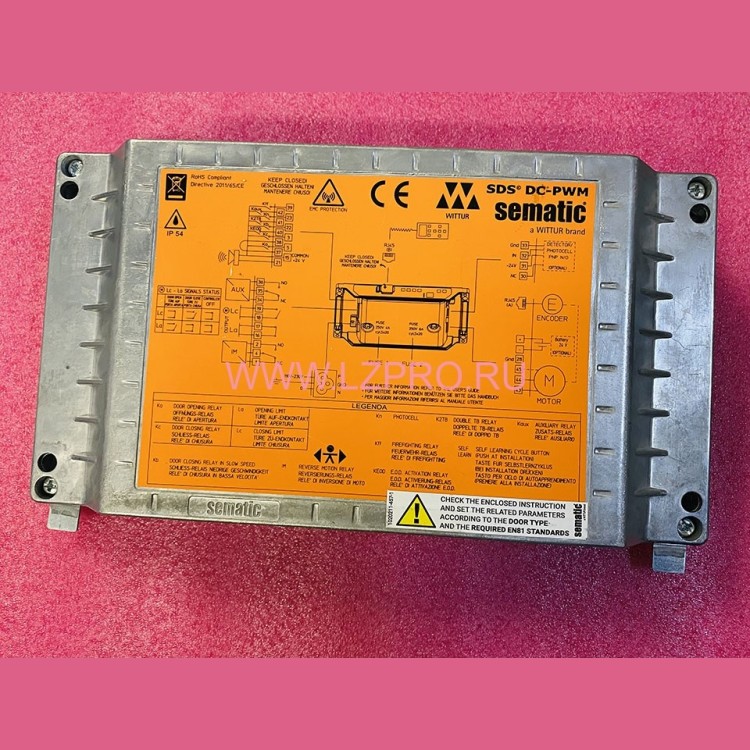 Контроллер привода дверей SDS Rel.4 DC-PWM B111AAMX01 Sematic