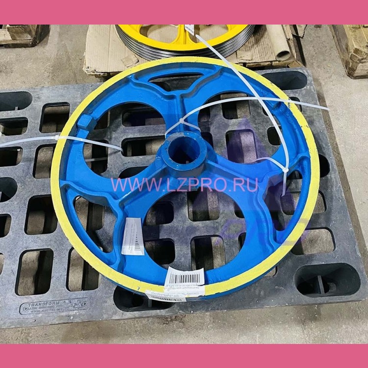 Канатоведущий шкив КВШ 770х3х10,5 0401.82.00.001 МЛЗ