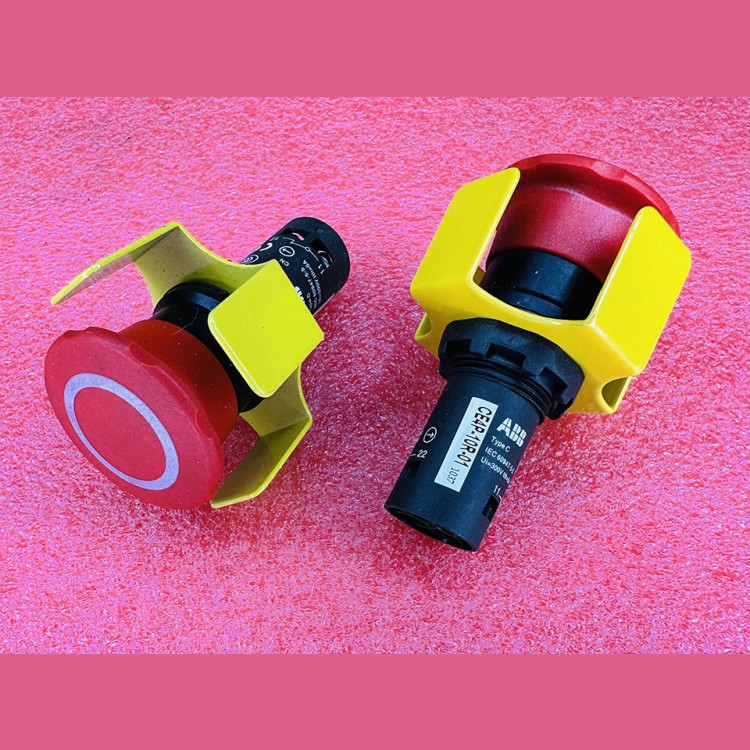 Кнопка STOP аварийной остановки, красная, разбл. поворотом, 1NC D22mm CE4P-10R-01 1SFA619551R1041 ABB