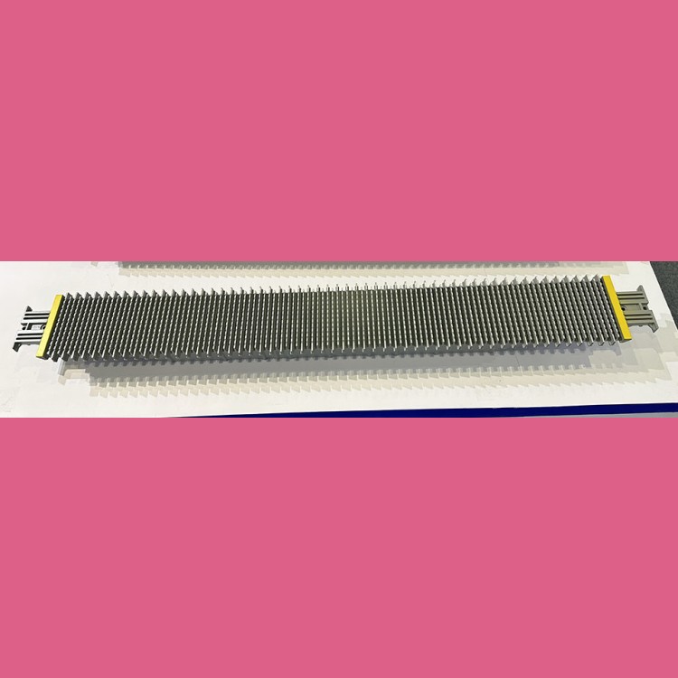 Паллета траволатора 1000мм RAL серая с двумя желтыми линиями CANNY SJEC